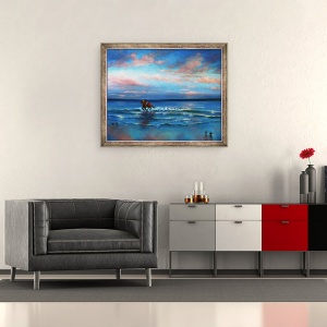 Tablou inramat - Lee Campbell - Curse de valuri 2013, 50 x 60 cm - Img 2