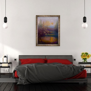 Tablou inramat - Lee Campbell - Luer du Soir, 2019, 70 x 90 cm - Img 3