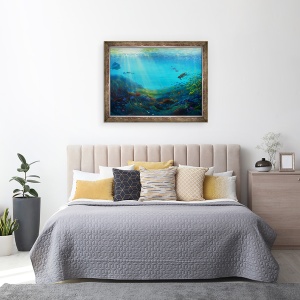 Tablou inramat - Lee Campbell - Recif Pacific, 2018, 60 x 80 cm - Img 3