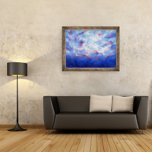 Tablou inramat - Lee Campbell - Vizitare, 70 x 90 cm - Img 2