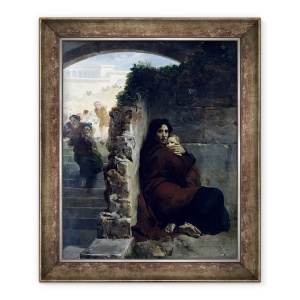 Tablou inramat - Leon Cogniet - Scena masacrului inocentilor, 70 x 85 cm