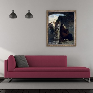 Tablou inramat - Leon Cogniet - Scena masacrului inocentilor, 70 x 85 cm - Img 2