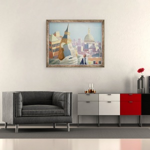 Tablou inramat - Lincoln Seligman - Avarice, 70 x 85 cm - Img 2