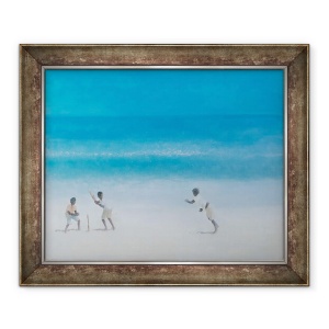 Tablou inramat - Lincoln Seligman - Cricket pe plaja, 70 x 85 cm