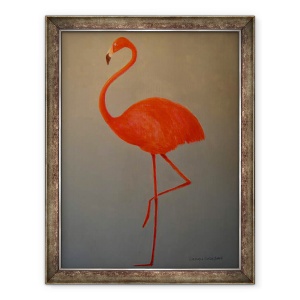 Tablou inramat - Lincoln Seligman - Flamingo, 60 x 80 cm