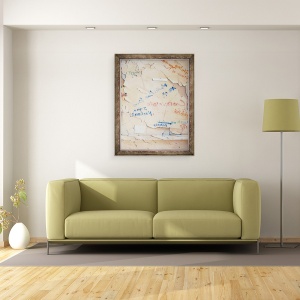 Tablou inramat - Lincoln Seligman - Florentine Graffiti, 70 x 90 cm - Img 2