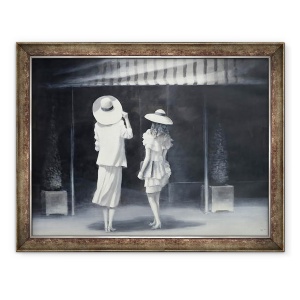 Tablou inramat - Lincoln Seligman - Mama si fiica in afara unui restaurant, 60 x 80 cm