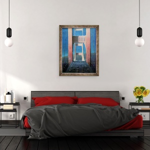 Tablou inramat - Lincoln Seligman - Podul Golden Gate, 60 x 80 cm - Img 3