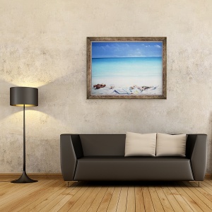 Tablou inramat - Lincoln Seligman - Soare, 70 x 90 cm - Img 2