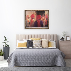 Tablou inramat - Lincoln Seligman - Trepte templu, 60 x 80 cm - Img 3
