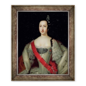 Tablou inramat - Louis Caravaque - Portretul Printesei Anna 1718-46, Mama imparatului Ivan al VI-lea 1740-64, 70 x 85 cm