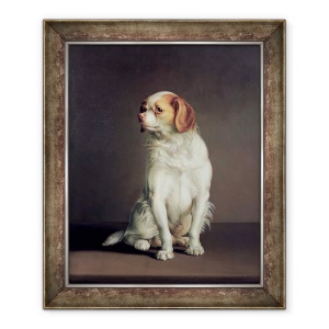Tablou inramat - Louis Leopold Boilly - Portret De Un Regele Charles Spaniel, 50 x 60 cm