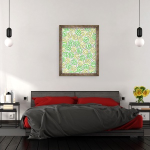 Tablou inramat - Louisa Hereford - Twirls, 70 x 90 cm - Img 3