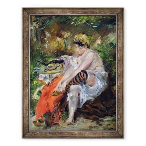 Tablou inramat - Lovis Corinth - Dupa inot, 70 x 90 cm