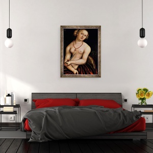 Tablou inramat - Lucas Cranach the Elder - Lucretia, 60 x 80 cm - Img 3