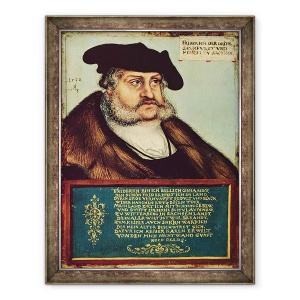 Tablou inramat - Lucas Cranach the Elder - Portret De Frederick III, 60 x 80 cm