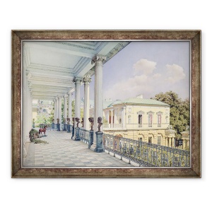 Tablou inramat - Luigi Premazzi - Galeria Cameron de la Tsarskoye Selo, 60 x 80 cm