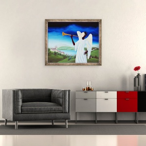 Tablou inramat - Magdolna Ban - Deghizare, 50 x 60 cm - Img 2