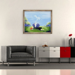Tablou inramat - Magdolna Ban - Eliberare, 50 x 60 cm - Img 2