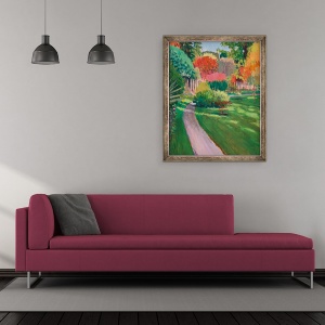 Tablou inramat - Marco Cazzulini - Gradina Botanica, 50 x 60 cm - Img 2