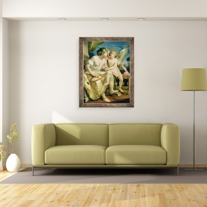 Tablou inramat - Marco Rossi - Inspiratia poetului, 70 x 90 cm - Img 2