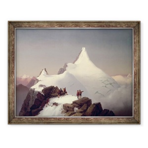 Tablou inramat - Marcus Pernhart - Vedere spre muntele Grossglockner, 60 x 80 cm