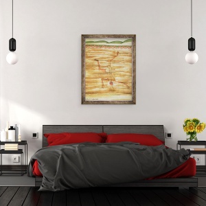 Tablou inramat - Mariano di Jacopo detto il Taccola - Scafandru la mare adancime, 60 x 80 cm - Img 3