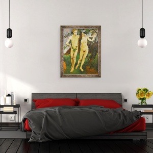 Tablou inramat - Marie Clementine Valadon - Adam si Eva, 60 x 80 cm - Img 3