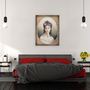 Tablou inramat - Marie Desire Bourgoin - Sarah Bernhardt 1844-1923 1869, 60 x 80 cm - Img 3