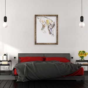 Tablou inramat - Mark Adlington - European Lynx, 70 x 90 cm - Img 3