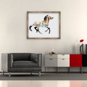 Tablou inramat - Mark Adlington - Greaca Przewalski, 2012, 70 x 85 cm - Img 2