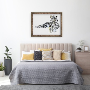 Tablou inramat - Mark Adlington - Leopard III, 60 x 80 cm - Img 3