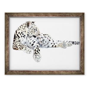 Tablou inramat - Mark Adlington - Lung Leopard Arabian, 2015, 70 x 90 cm