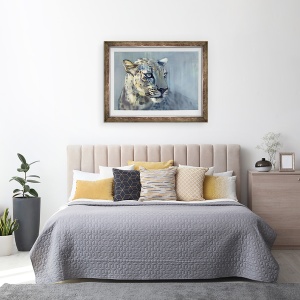 Tablou inramat - Mark Adlington - Predator II Leopard arab, 60 x 80 cm - Img 3