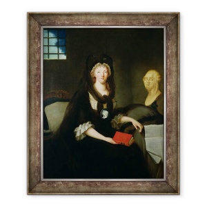 Tablou inramat - Marquise de Brehan - Marie-Antoinette 1755-93 la Conciergerie, 50 x 60 cm