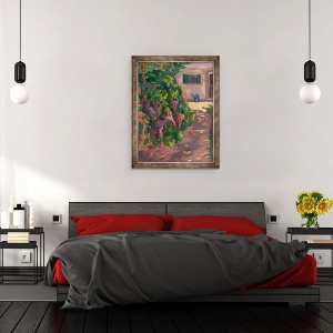 Tablou inramat - Marta Martonfi-Benke - in podgorie, 60 x 80 cm - Img 3