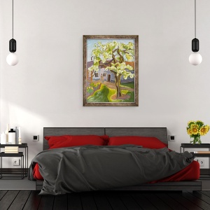 Tablou inramat - Marta Martonfi-Benke - Par inflorit, 60 x 80 cm - Img 3