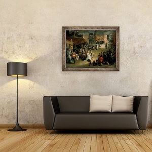 Tablou inramat - Martin Pepyn - Mingea Court, 70 x 90 cm - Img 2