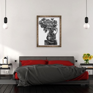 Tablou inramat - Mary Kuper - Anemone, 70 x 90 cm - Img 3