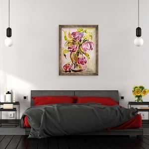 Tablou inramat - Mary Smith - Lalele, 70 x 90 cm - Img 3