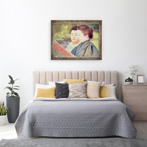 Tablou inramat - Mary Stevenson Cassatt - Femei de lectura, 60 x 80 cm - Img 3