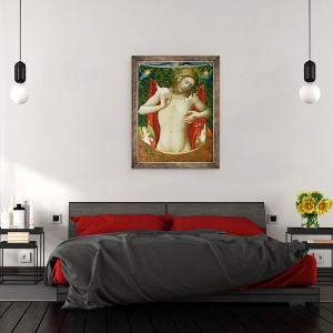 Tablou inramat - Master Francke of Hamburg - Ecce Homo, 60 x 80 cm - Img 3