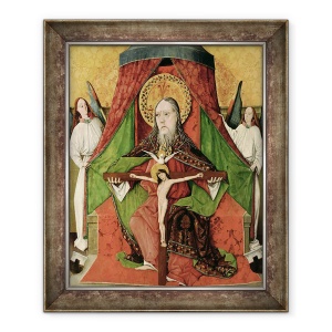 Tablou inramat - Master GH - Sfanta Treime, panoul central al altarului inalt al Bisericii Sfintei Treimi din Mosóc astazi Mošovce, 50 x 60 cm