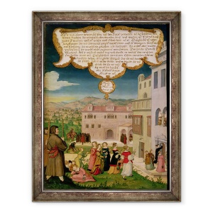 Tablou inramat - Matthias Gerung - Parabola Fecioarelor intelepte si Nebune, 60 x 80 cm