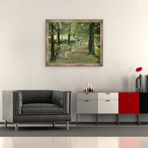 Tablou inramat - Max Liebermann - Bulevardul, 70 x 85 cm - Img 2