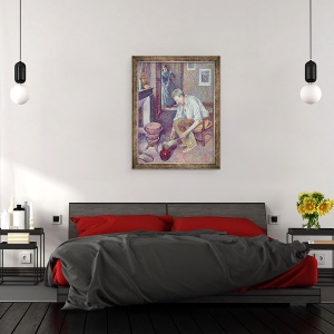 Tablou inramat - Maximilien Luce - Cafeaua, 60 x 80 cm - Img 3