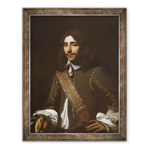 Tablou inramat - Michael Sweerts - Portretul unui Gentleman, posibil un membru al Familiei Deutz, 70 x 90 cm