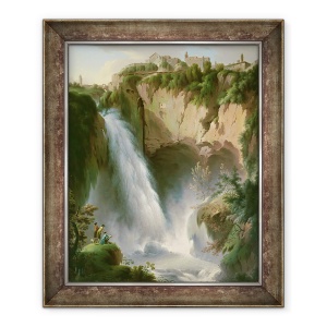 Tablou inramat - Michael Wutky - Caderile din Tivoli, 50 x 60 cm