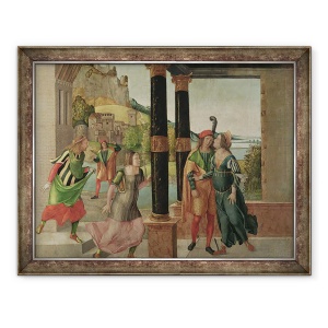 Tablou inramat - Michelle da Verona - Brutus si Portia I, 70 x 90 cm