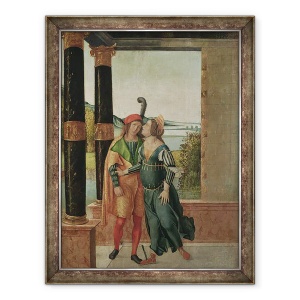 Tablou inramat - Michelle da Verona - Brutus si Portia II, 70 x 90 cm